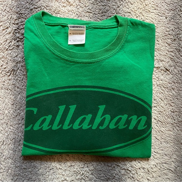 Tommy Boy Callahan Auto Parts Tee Shirt Sandusky Ohio Mens Medium Green - Picture 6 of 6